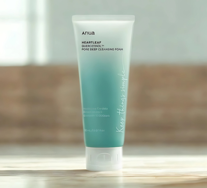 ANUA HEARTLEAF QUERCETINOL PORE DEEP CLEANSING FOAM 150 ML