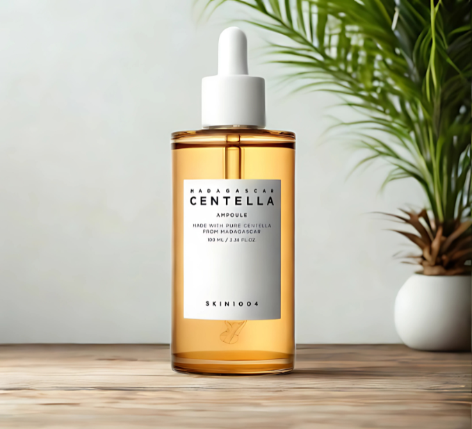 SKIN1004 Madagascar Centella Asiatica Ampoule Facial Serum 1.01 fl.oz(30ml) | 100% Centella Asiatica Extract for Soothing Sensitive and Acne-prone Skin (Ampoule 100ml)