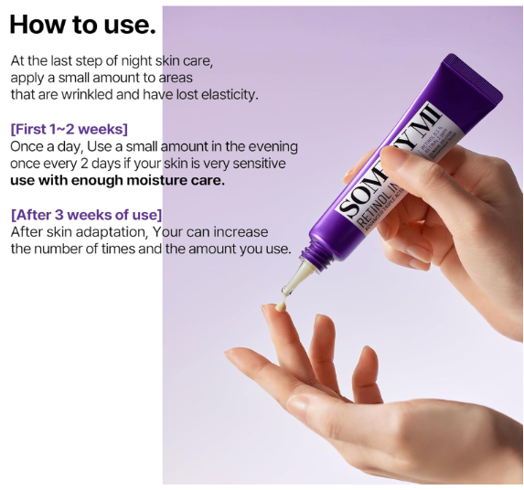 Some By Mi Retinol Intense Advanced Triple Action Eye Cream | 30ml | Mild Overnight Korean Anti-Aging Eye Cream | for Dark Circles & Fine Lines | Ideal for Retinol Beginners